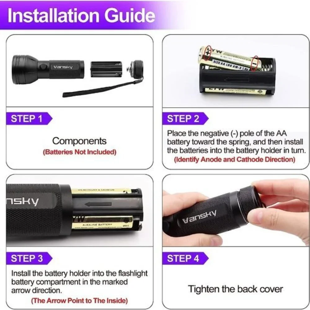 UV Flash‎ 51 LED Blacklight Odor Eliminator Pet Urine Detector